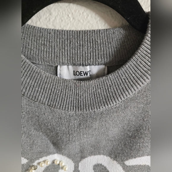 Loewe Rhinestone Anagram Crew Neck - Picture 5 of 8
